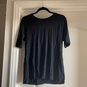 Universal Standard XS black 3/4 sleeve top